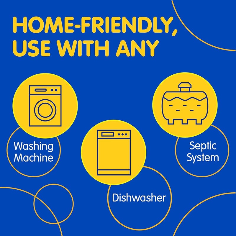 Plink Washer and Dishwasher Freshener and Cleaner, Prevents Residue, Removes Odors in Kitchen and Laundry Room Appliances, Septic-Friendly, Fresh Lemon Scent, 2 Packs of 4 Tablets - Image 5